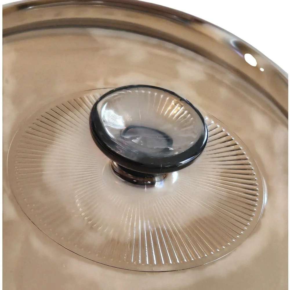 Vision‎ Corning Amber Glass Covered Casserole Dish w Lid V24C